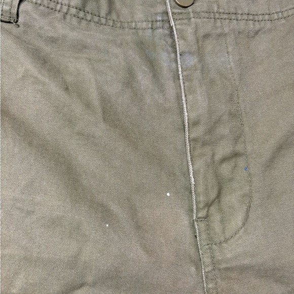 Foot Locker Cargo Shorts Men’s Sz 40 Army Green 12” Inseam Y2K Outdoor Retro - Picture 4 of 8